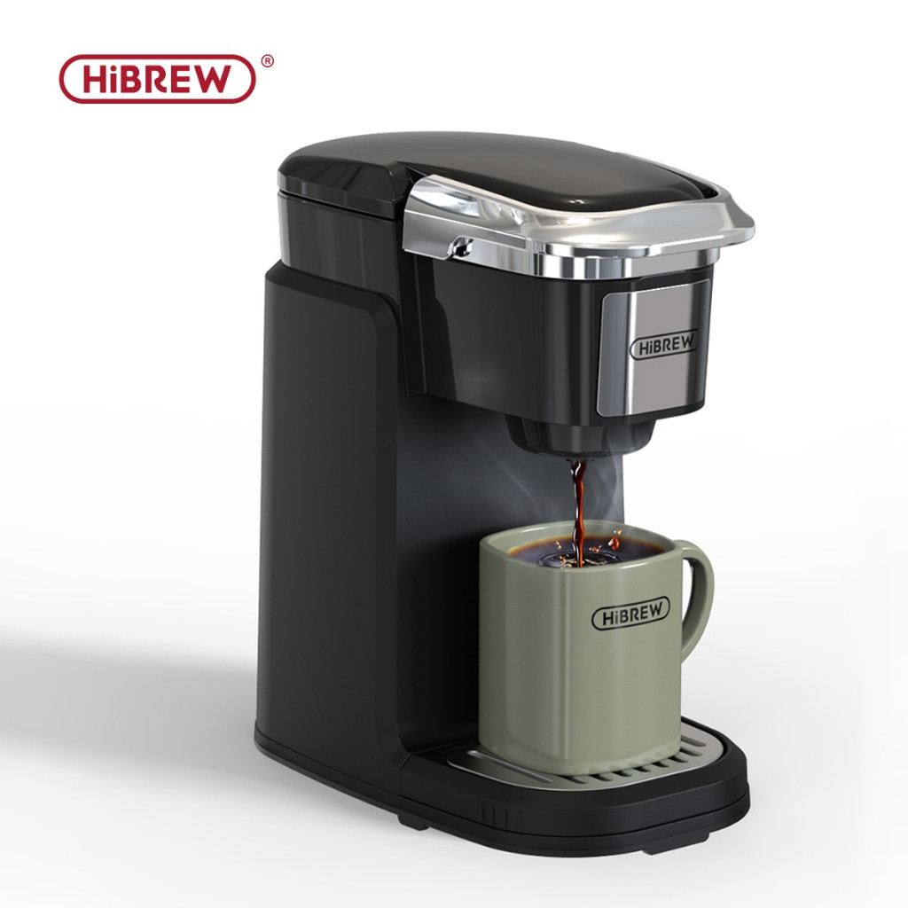 HiBREW AC-507K เครื่องชงกาแฟอัตโนมัติเต็มรูปแบบสําหรับ K-Cup/พื้นดิน/ชาเสิร์ฟเดี่ยวเครื่องชงกาแฟ Ame