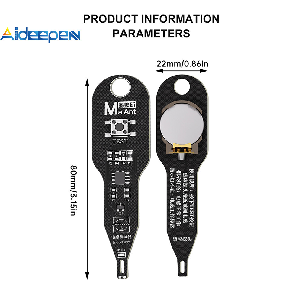 AIDEEPEN เครื่องทดสอบส่วนประกอบอิเล็กทรอนิกส์เหนี่ยวนํา/ขดลวดเมนบอร์ด/แม่เหล็กไฟฟ้าแม่เหล็กไฟฟ้าเหนี่ยวนําการตรวจจับความผิดพลาดอย่างรวดเร็ว