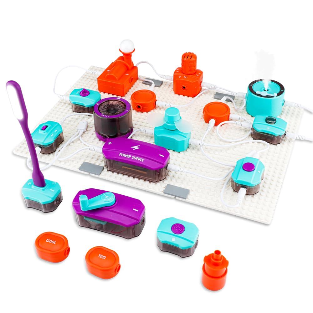 Electronic Circuit Circuit Balls Electric Circuit Experiment Kit Educational Toy - Flycreat 45pcs Sc