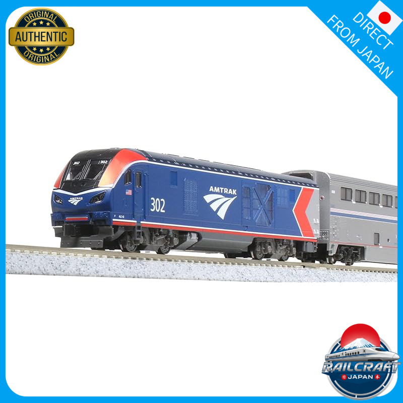 KATO N Gauge Amtrak ALC-42 & Superliner 4-Car Set Railroad Model Vehicle Set 10-1788