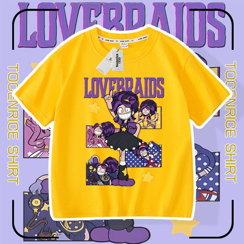 เสื้อยืดแขนสั้นลาย Poppy Time Play Lily Lovebraids สำหรับเด็กและผู้ใหญ่ 100-150cm เสื้อยืดคอตตอน ราคา ถูกที่สุด ดีลบีเคเค แกลเลอรีภาพที่ 6