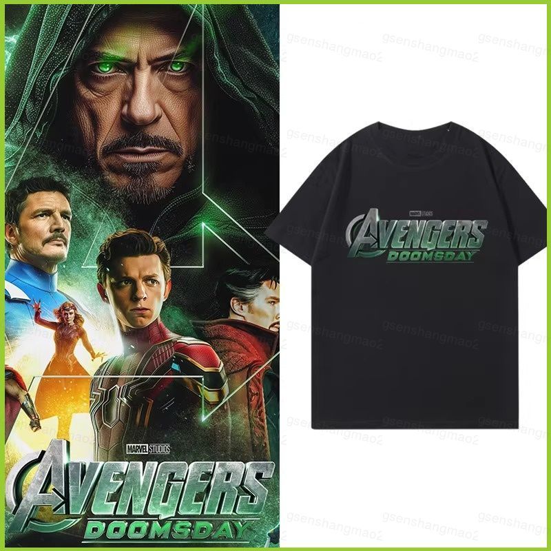 เสื้อยืดนุ่มสบายแขนสั้น .theme Avengers doomsday ซีซันที่ 5 สำหรับฤดูร้อน