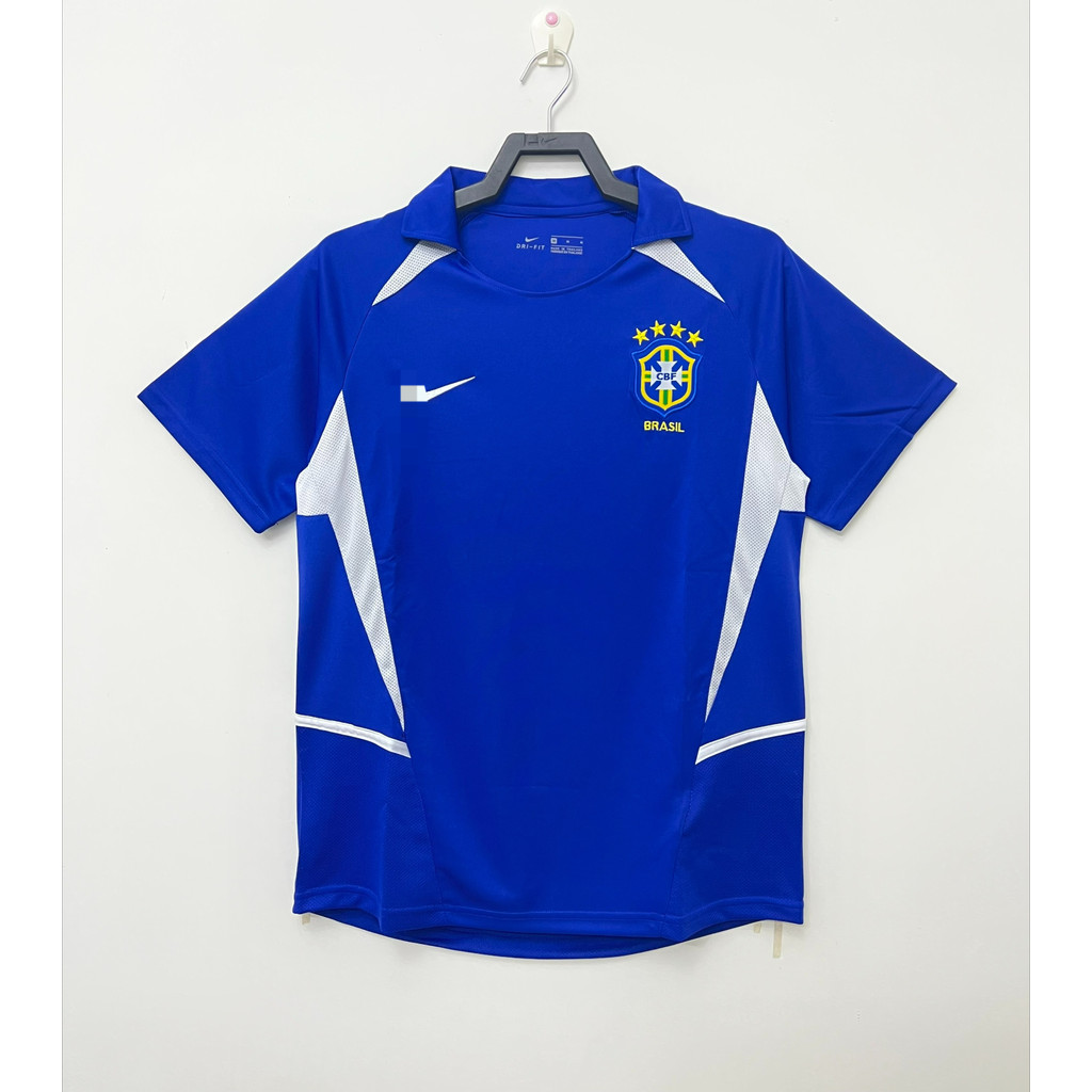 เวอร์ชั่นย้อนยุคใหม่ 2002 Brazil Away S-2XL