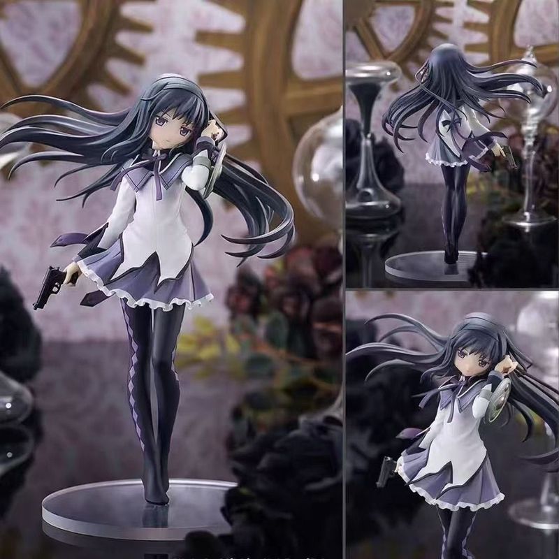 Magical Magical Girl Madoka Xiaomeiyan Shikame Yuanqiu อะนิเมะสาวสวยเดสก์ท็อปรูปตุ๊กตาของขวัญเครื่องประดับ