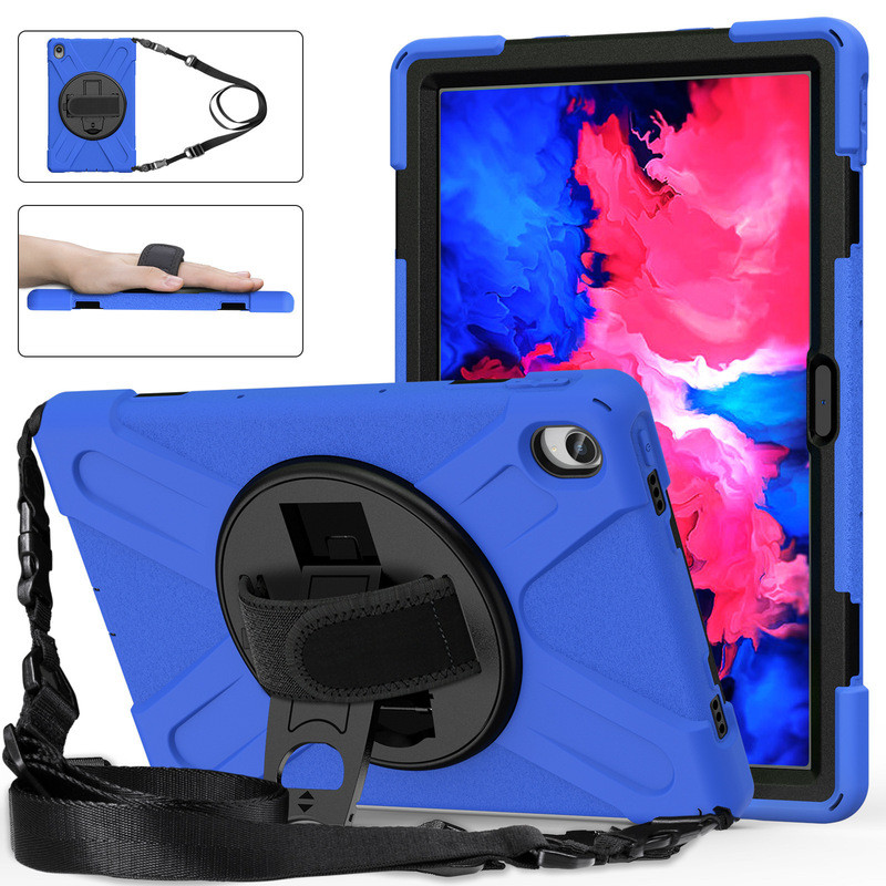 เหมาะสําหรับ Samsung แท็บเล็ตป้องกันกรณี Tab S30 37 ซม.S8 X710/X810 เคสป้องกันรวมทุกอย่างวงเล็บกันกร