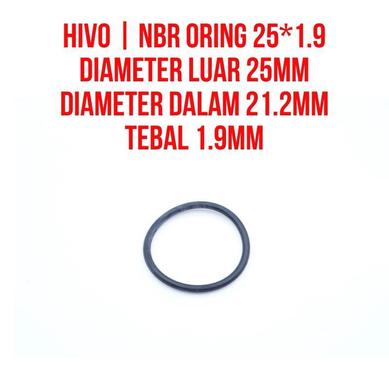 Oring 1.9x21.2 1.9*21.2 1.9 x 21.2 Seal Sil NBR70 ความหนา 1.9 มม. เส้นผ่านศูนย์กลางภายใน 21.2 มม. ทน
