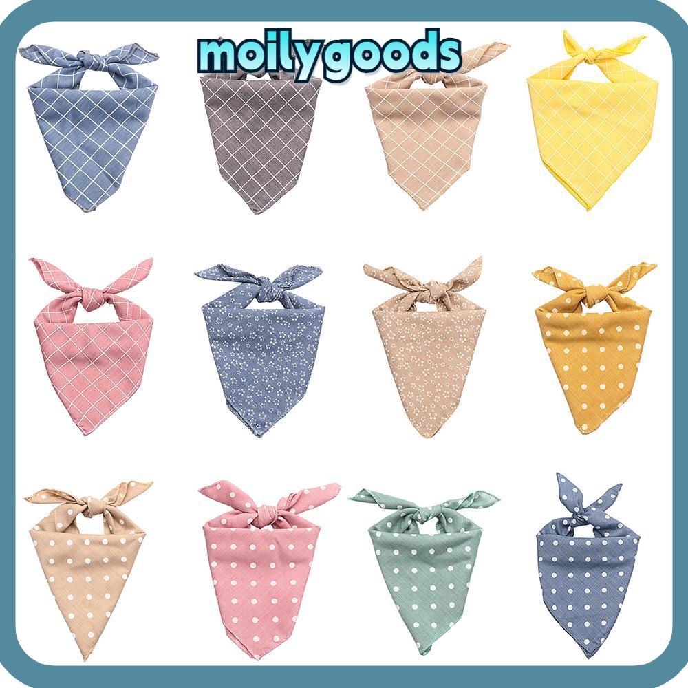 MOILYHD Pet Bandanas Puppies Cute Dog Dots Triangle Scarf Bib Cat Neck Scarf