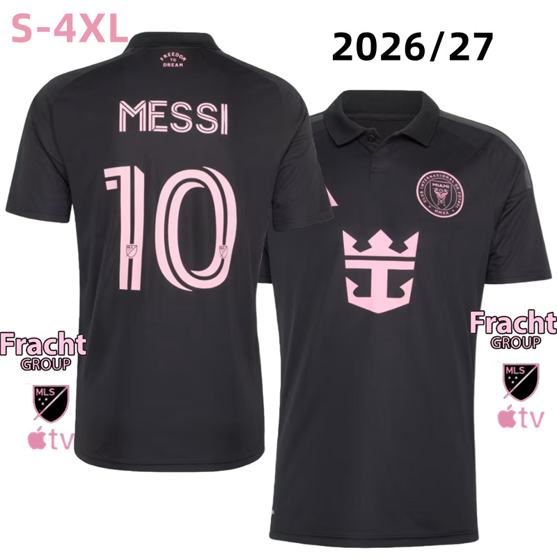 MESSI2026/27 New Season Miami International Mens T-Shirt-JZ