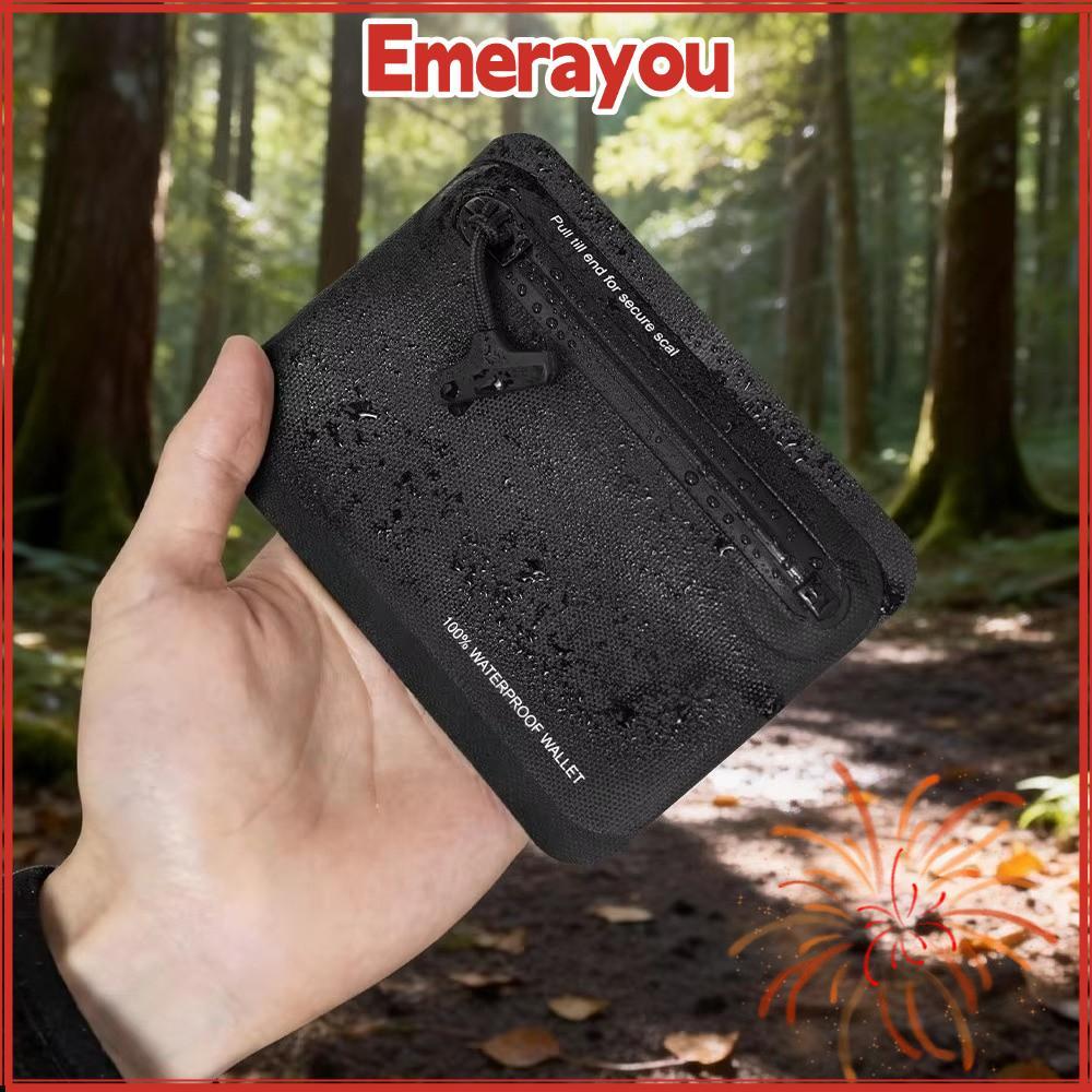 กระเป๋าใส่เหรียญและเงินกันน้ำขนาดเล็ก EMERATH, สไตล์ EDC แบบซิปกันน้ำ น้ำหนักเบา