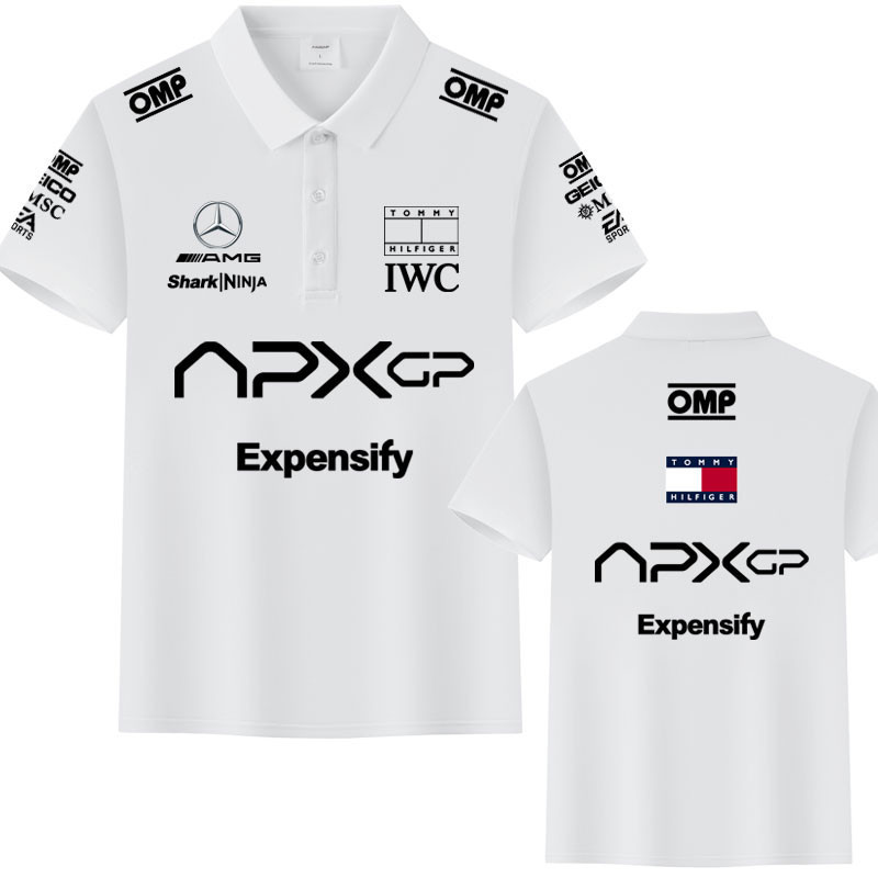 【เสื้อ Polo】 F1 Speedster ภาพยนตร์ Racer APXGP เดียวกันปกผู้ชายสบายๆหลวม IWC Top POLO