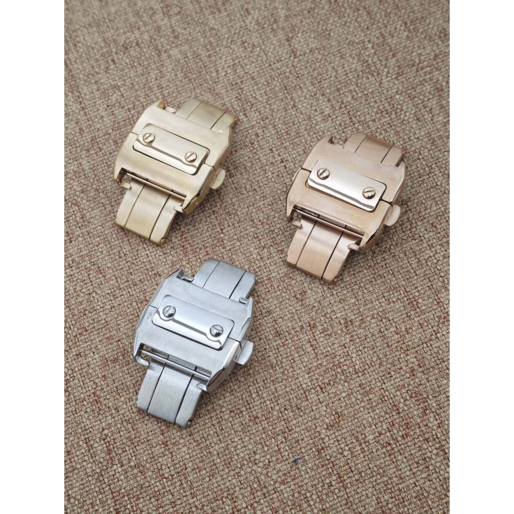 เหมาะสําหรับ Cartier Buckle Double Snap Buckle Butterfly Buckle Santos Santos Santos ส่วนลด 100% ส่ว