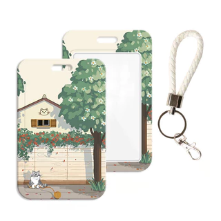 🐱🏠ลายลูกแมว ซองการ์ด ABS เคสแข็งแมว สำหรับบัตรนักเรียนและบัตรรถเมล์ใช้ได้สองแบบ🎀