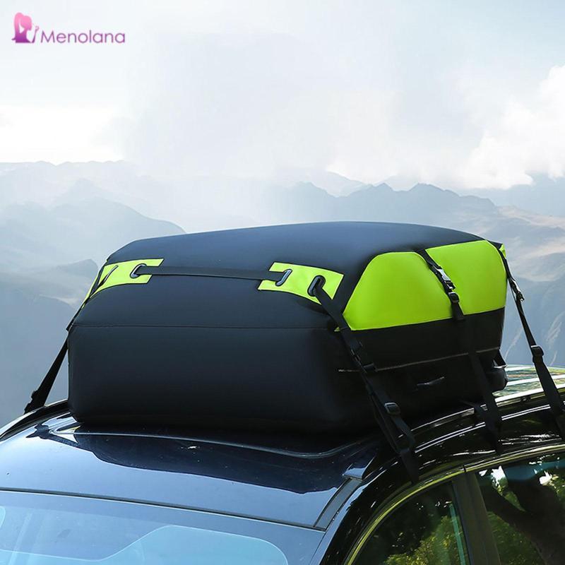 [Menolana] 15 Cubic Feet Car Rooftop Bag Oxford Cloth Anti Slip Mat Rooftop Carrier Bag