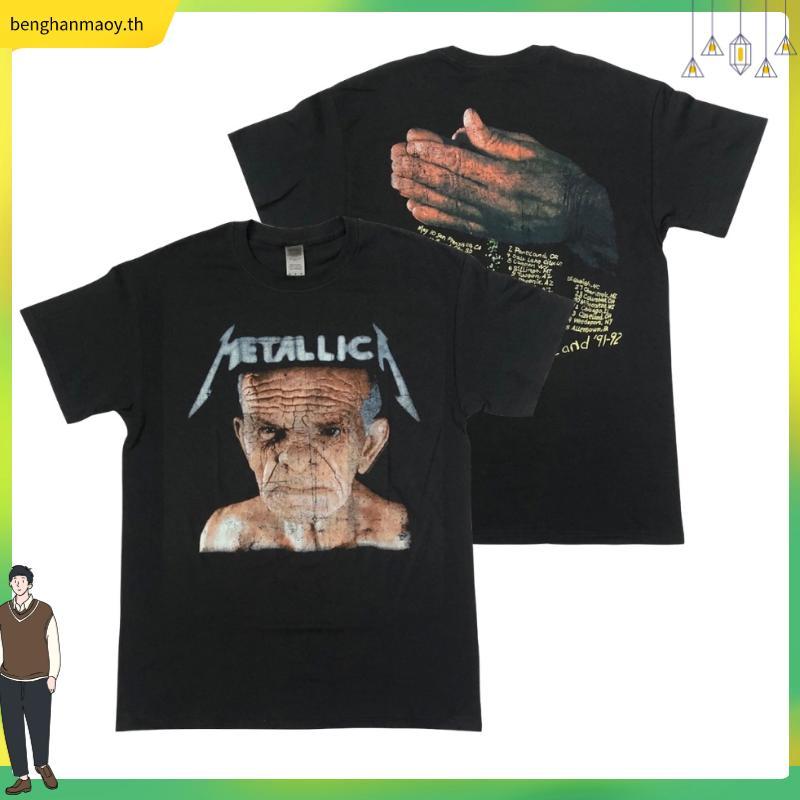 เสื้อวง Metallica ลาย Neverland ป้ายgildan ลิขสิทธิ์แท้
