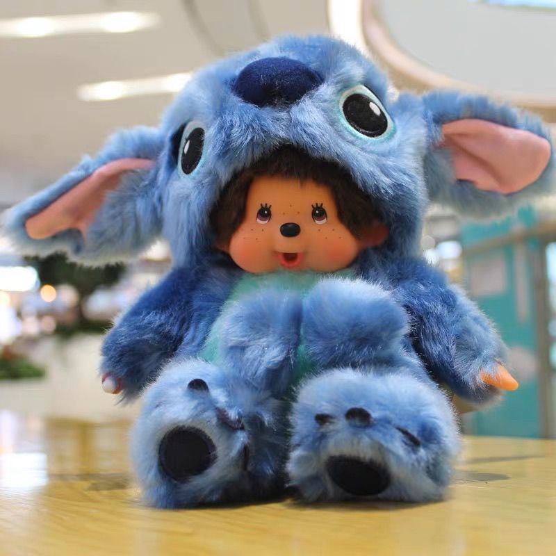 【พร้อมส่ง】monchichi พวงกุญแจ Monchi Bebichhichi Tuffy Monchhichi Keychain Limited Plush hipper kitty