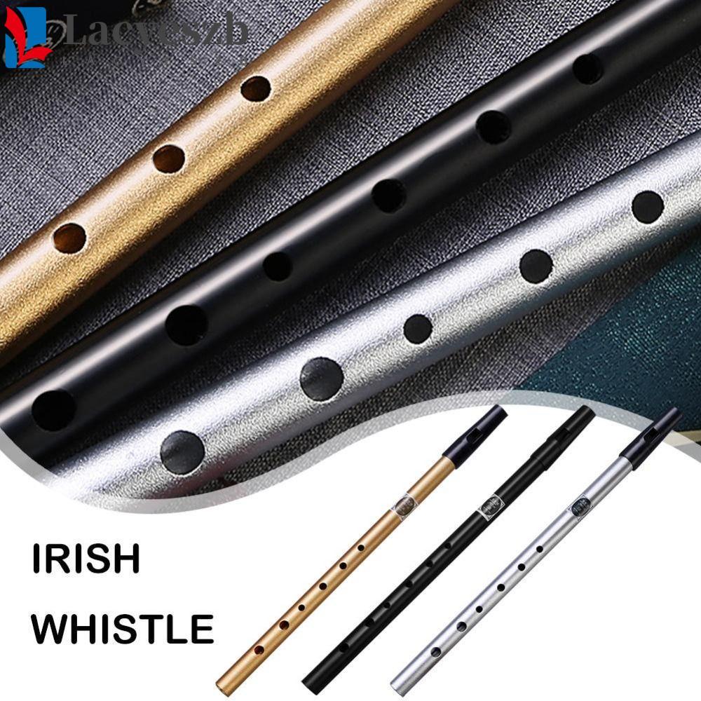 LACYESZB Ireland ขลุ่ยโลหะคุณภาพสูงเครื่องดนตรี Irish Whistle C/D Tone C/D คีย์ดีบุก Penny Whistle