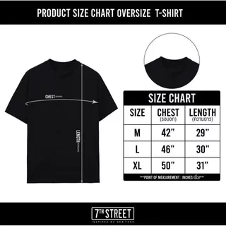 เสื้อโอเวอร์ไซส์ 7th Street ผ้า Cotton เบอร์ 20 เส้นใยcotton100% ระบายความร้อนดีมาก ผ้าหนาอยู่ทรง แพทเทิร์นสไตล์ยุค90...