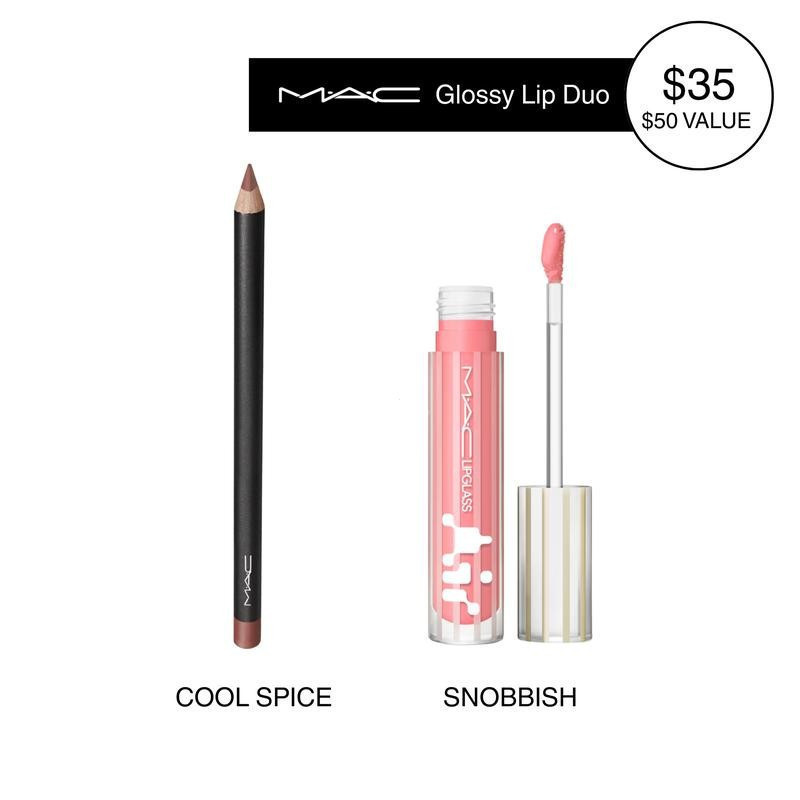 MAC Glossy Lip Duo - Lip Pencil + Lipglass Air