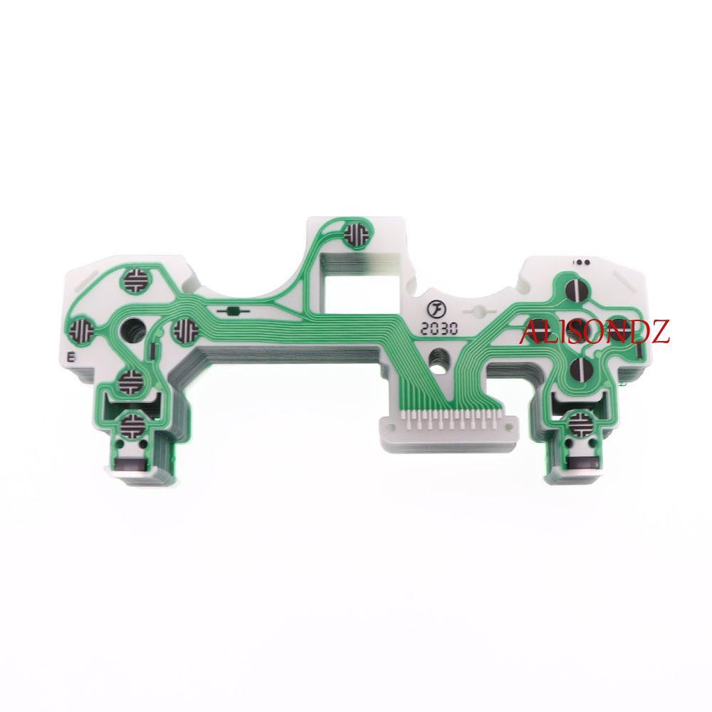 ALISONDZ สําหรับ Ps4 Controller ฟิล์มนําไฟฟ้าแถบฟิล์มคาร์บอนแผงวงจรปุ่มฟิล์มนําไฟฟ้าซ่อมอุปกรณ์เสริม