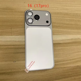 (ไม่มีแฟลช) สําหรับ iPhone 16 TO 17pro 13 15 14 Pro Max เลนส์เปลี่ยนเป็น iPhone 17 Pro Max การปรับแต่งกรณี