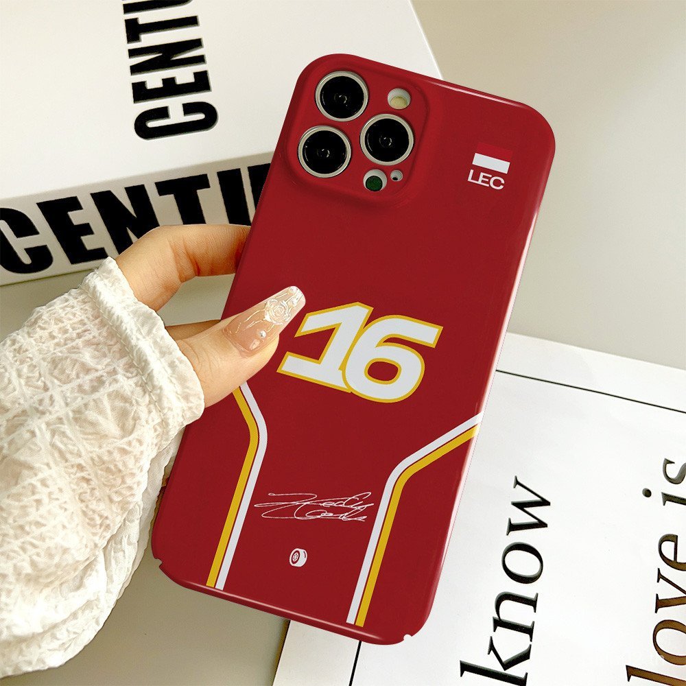 เคสโทรศัพท์โทรศัพท์ เหมาะสําหรับ iPhone Red Track No. 16 เหมาะสําหรับ iPhone17promax Hard Case 16plu