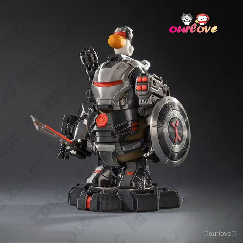🖤ของแท้🖤Creative Black Samurai Capybara ตุ๊กตาน่ารักสนุกเหล็ก Dolphin Man เดสก์ท็อปตกแต่ง Iron Dolphin อินเทรนด์เล่นรูป 3d พิมพ์ Kapibara ของเล่นแม่เหล็กของขวัญสําหรับเพื่อน