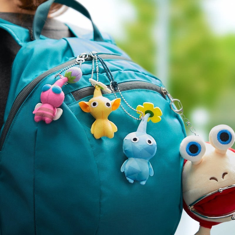 [คลังสินค้าพร้อม] Nintendo Store Pikmin เครื่องประดับรูปพื้นเมืองชีวภาพจี้กระเป๋าเป้สะพายหลังพวงกุญแ