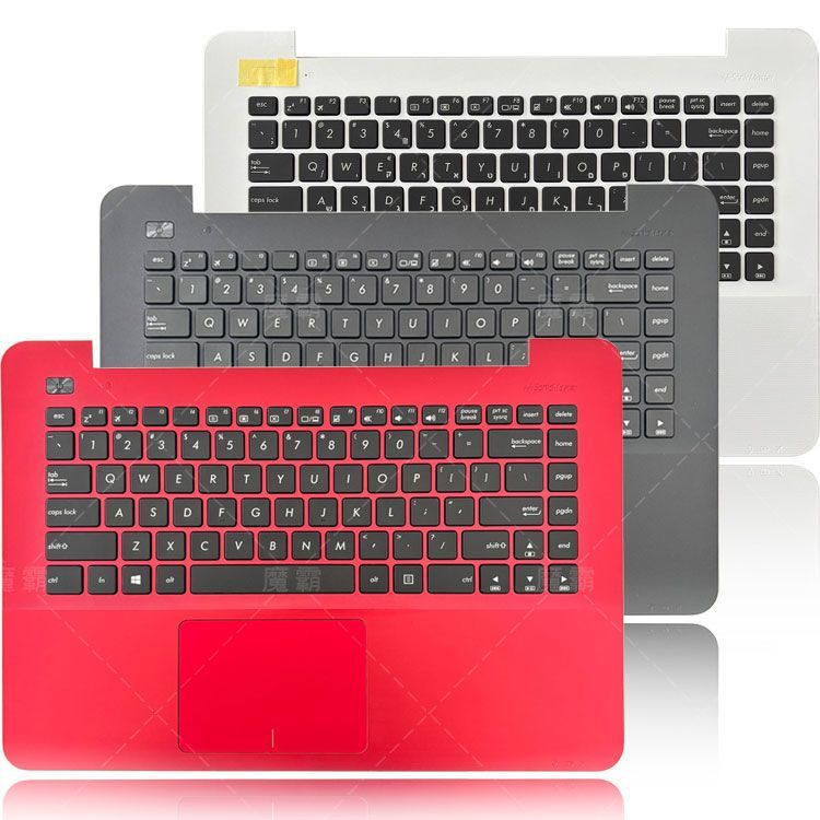 ใช้งานร่วมกับ ASUS X455 F455L LY483C K455L A455L R454L W419L คีย์บอร์ด C เปลือกแบบชิ้นเดียว