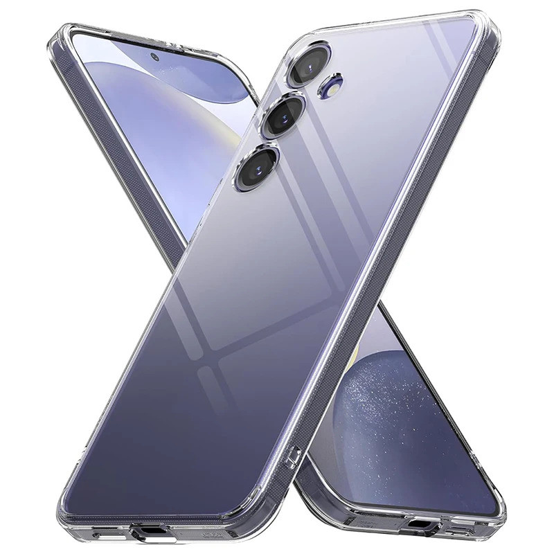 SAMSUNG คริสตัลClear Soft TPUซิลิโคนสําหรับSamsung Galaxy S21 S22 S23 S24 S25 S26 Plus Ultra FEบางฝาครอบป้องกัน