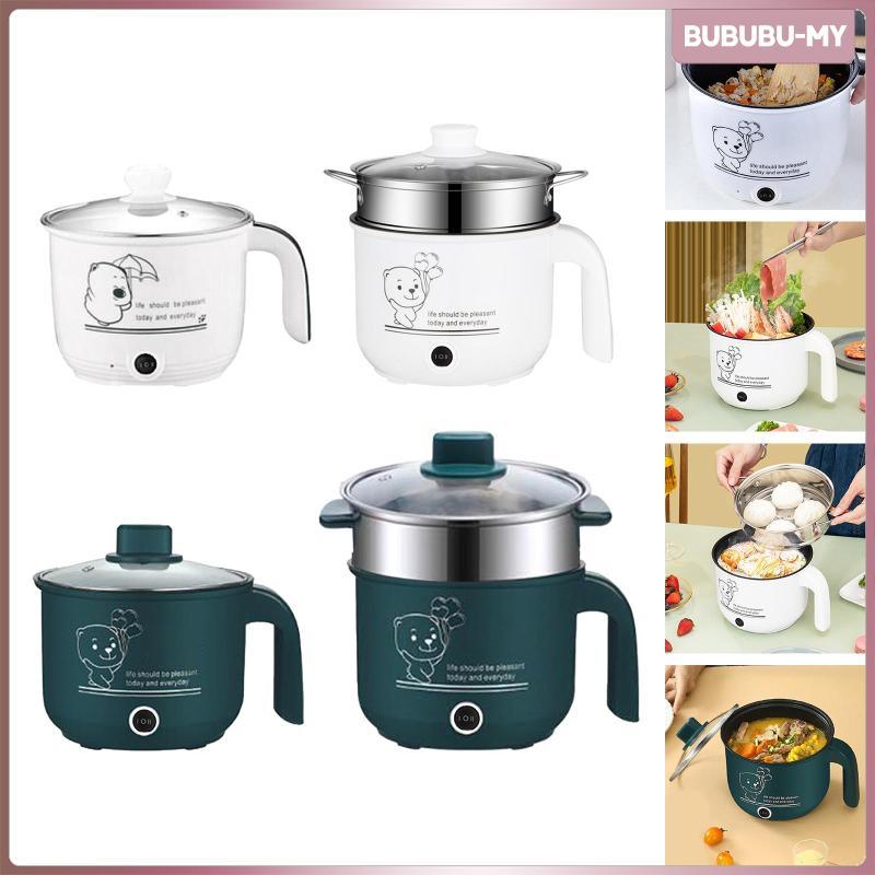 [BubuMY] หม้อปรุงอาหารไฟฟ้า Nonstick Dry Protection Noodles Cooker Electric Skillet Ramen Cooking Co