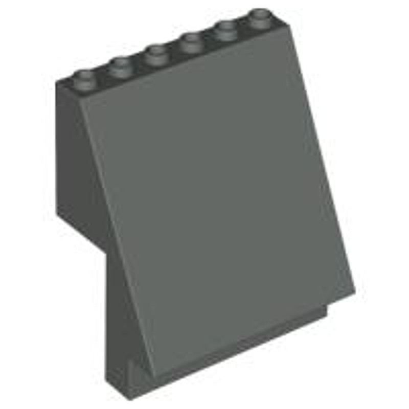 Brick2cube Part - Panel 4 x 6 x 6 Sloped - 30156