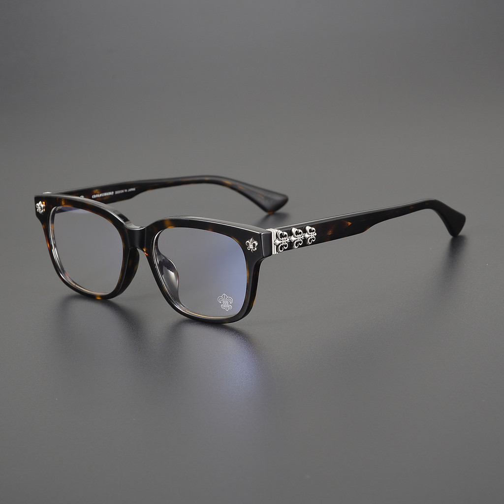 6T6E Chr---rts Eyeglass frames for men and women, personalized retro acetate frames, versatile for b