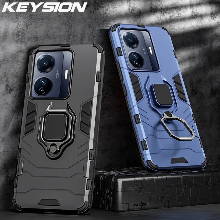 เคส VIVO T1 5G / T1 PRO 5G / Y75 5G IRING CASE ROBOT ARMOR STANDING PHONE