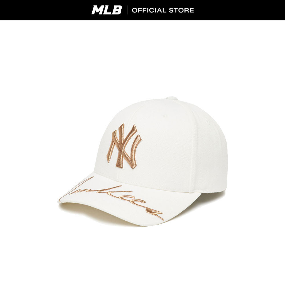 MLB หมวก Unisex รุ่น 3ACPIK01N 50IVS - สีขาว