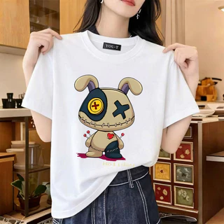 T42.SHOP🌸 สื้อยืด oversize เสื้อแฟชั่น เกาหลี โคตรนุ่ม ผ้าคอตตอน ลาย 'HOLIDAY' สินค้าใหม่ 2026