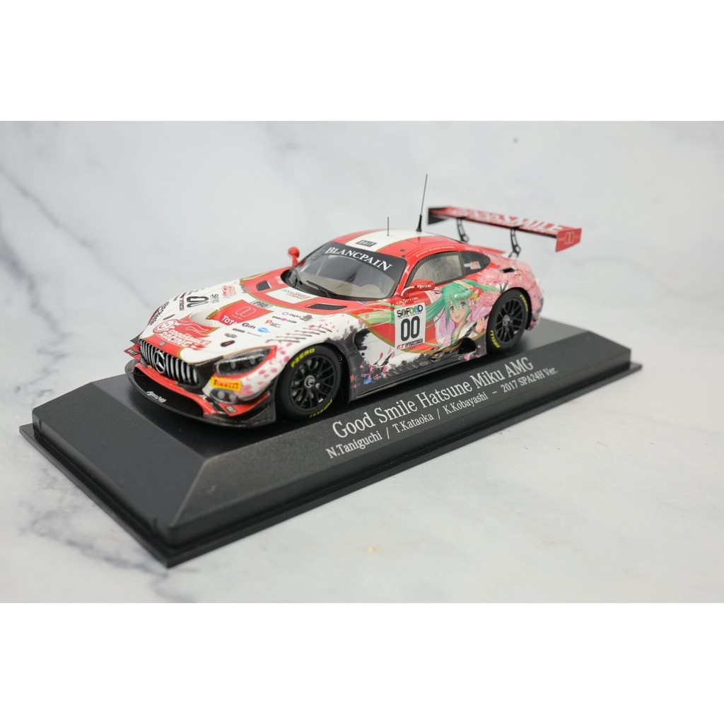 [Orphan] GSC 1/43 Good Smile Hatsune Miku AMG 2017 SPA24H Hatsune Racing พร้อมกล่องเดิม เกือบใหม่เอี