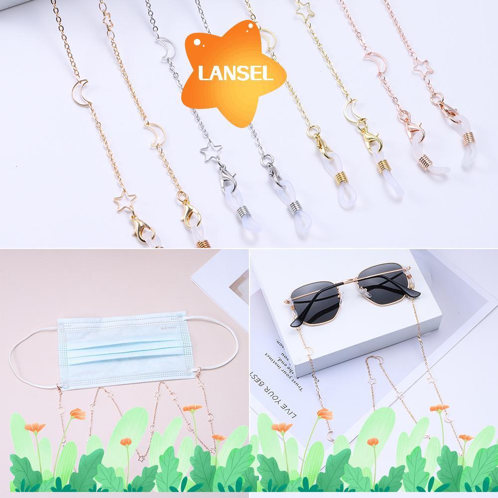 LANSEL Lanyards Cord Holder Star Moon Anti-lost Punk Jewelry