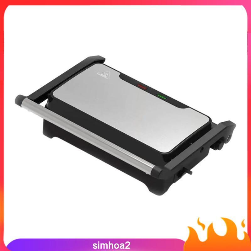 [Simhoa2] Panini Press Grill เครื่องอบขนมปังขนาดกะทัดรัดสําหรับอาหารเช้าสเต็กชีส