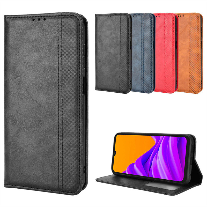 เหมาะสําหรับ Samsung Galaxy Xcover6 Pro เคสโทรศัพท์ Xcover6pro เคสหนัง Magnetic Flip Card Case