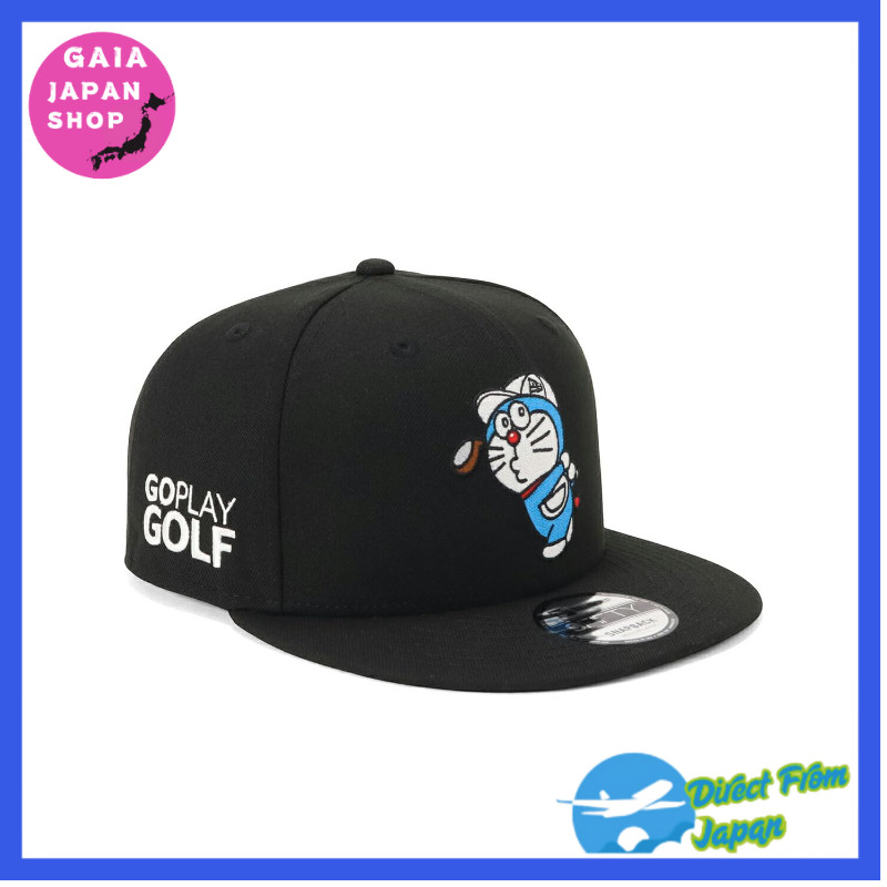 จัดส่งตรงจากญี่ปุ่น☆ ☆นิวอีรา (New Era) หมวกกอล์ฟนิวอีรา 9FIFTY คอลแลบโดราเอมอน สีดำ ไซส์ M/L GF 950