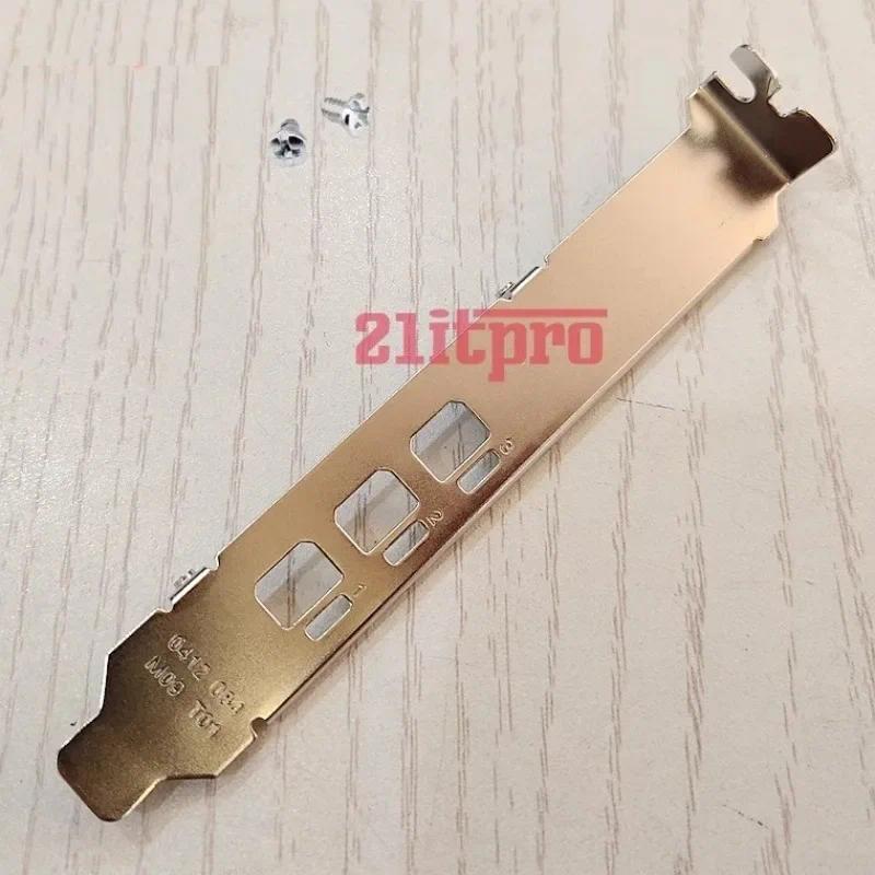 I/O Shield แผ่นด้านหลังสําหรับ NVIDIA Quadro P400 T400 ความสูงเต็มกราฟิกการ์ด Bezel Baffle Baffle