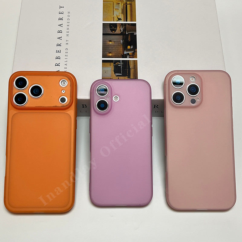 Ultra Slim Case Matte soft CaseสําหรับiPhone 17Promax 15Promax 15 13promax 14Promax 11 12promax 12 13 13Pro 14Pro 14Plus 11promax xs xr xsmax 16Promax 16Pro