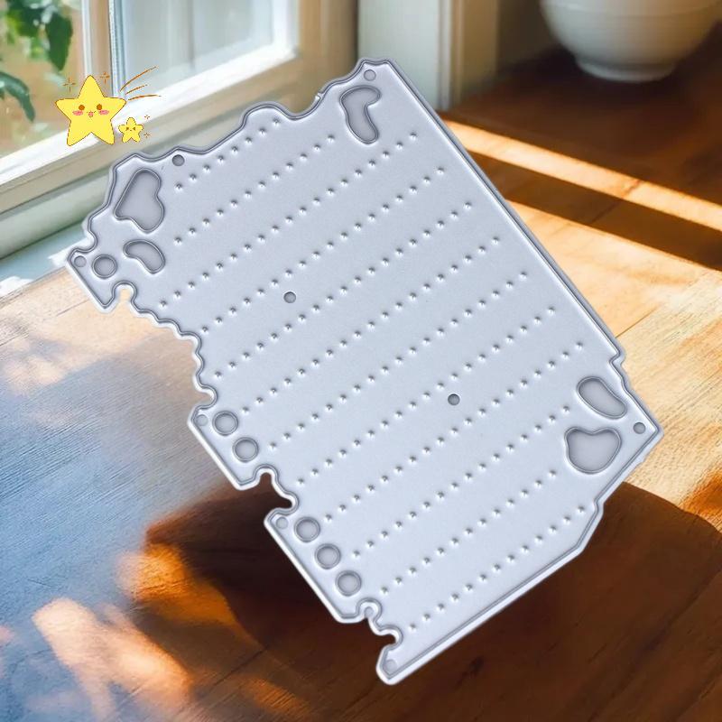 [JBTH] Vintage Mini Binder กรอบเหล็กคาร์บอนปั๊มแม่พิมพ์สําหรับสมุดภาพ Journaling ตกแต่งและของขวัญการ