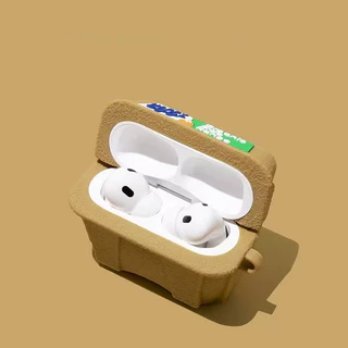 (Pro3 2025) เคสกล่องไข่สร้างสรรค์สําหรับ AirPods4/4ANC/1/2/3/Pro/Pro2/Pro3 เคสซิลิโคนอ่อนนุ่ม
