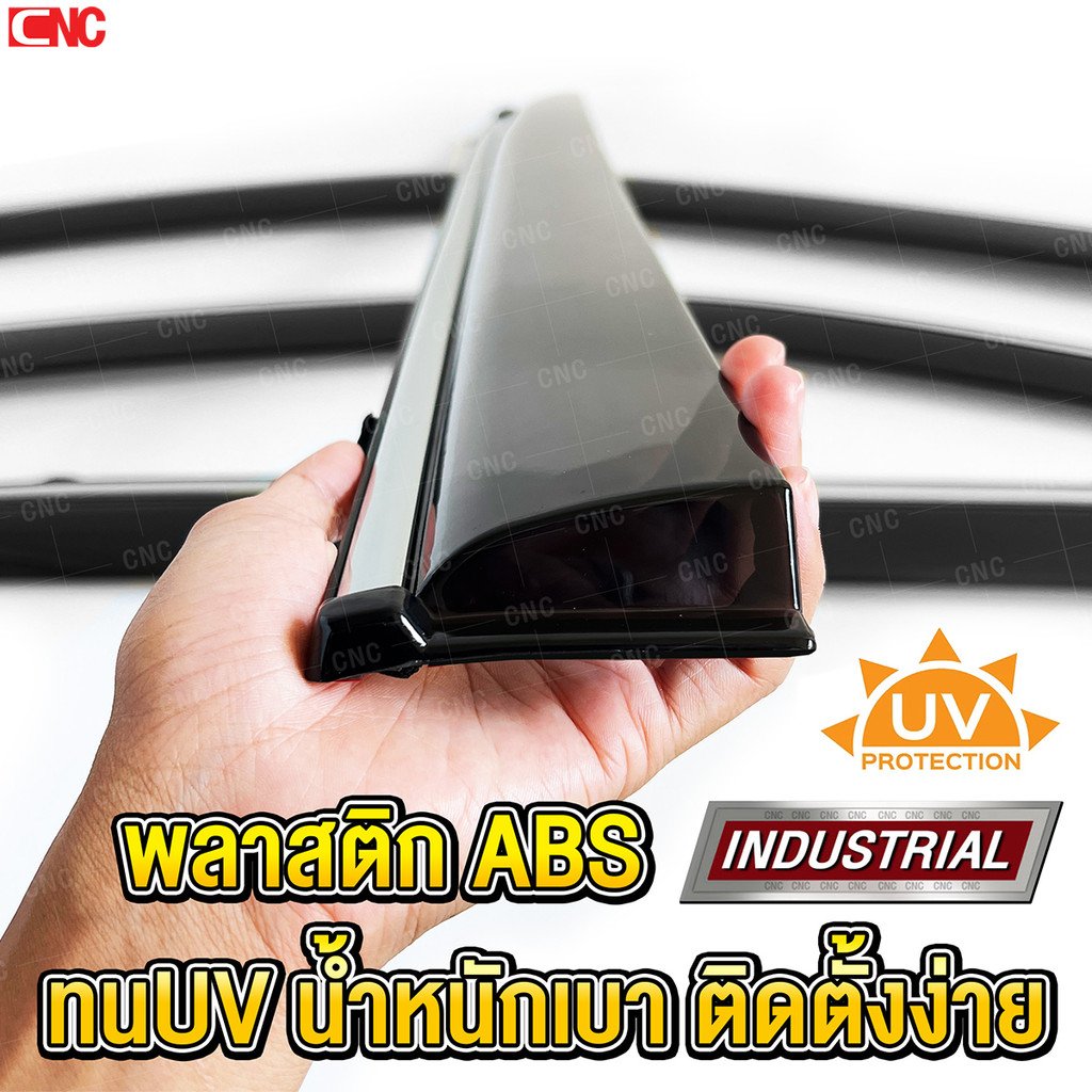 ชุด กันสาด MG EP ปี 2021-2024 เกรดพรีเมี่ยม อย่างดี สีดำใส มีคิ้วโครเมี่ยม ทนUV คิ้วกันฝน กันสาดกระจก คิ้วกันสาดประตู - รูปที่ 2