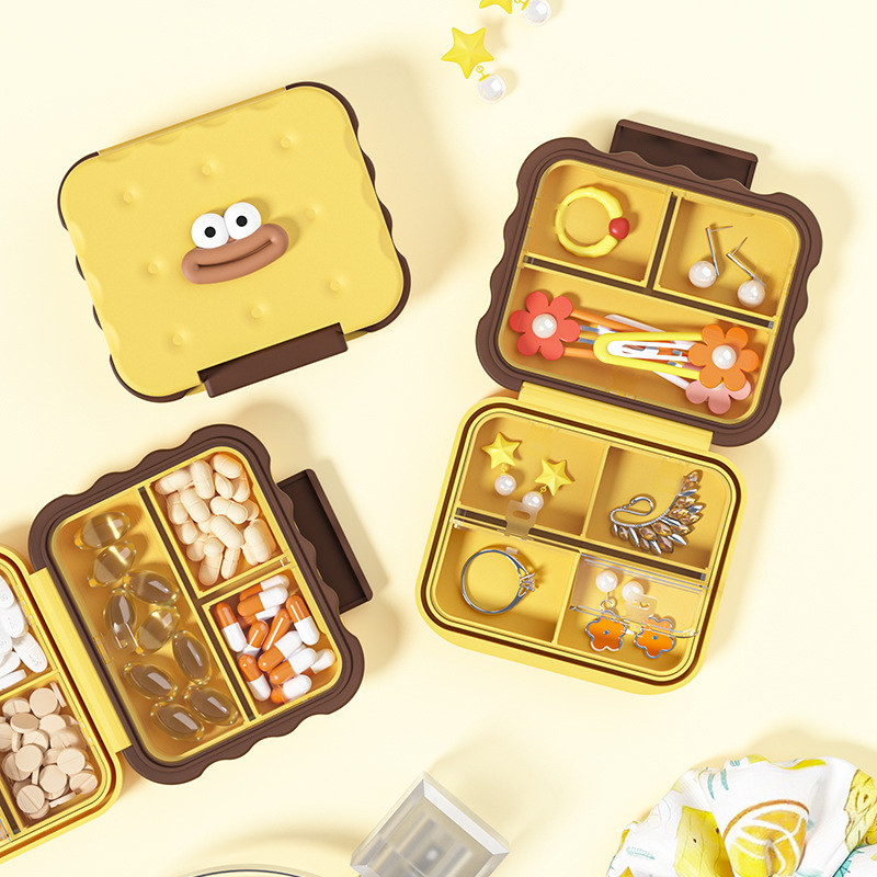 กล่องบรรจุภัณฑ์ยาปิดผนึกกล่องยาขนาดเล็กแบบพกพากล่องเก็บยา ราคา ถูกที่สุด ดีลบีเคเค แกลเลอรีภาพที่ 3