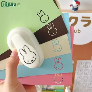 Humble กระต่ายรูปแบบ Hole Puncher Ergonomic Grip กระดาษหัตถกรรมลายนูนเครื่องมือสําหรับการ์ดทํา Scrapbooking Art Craft Proj