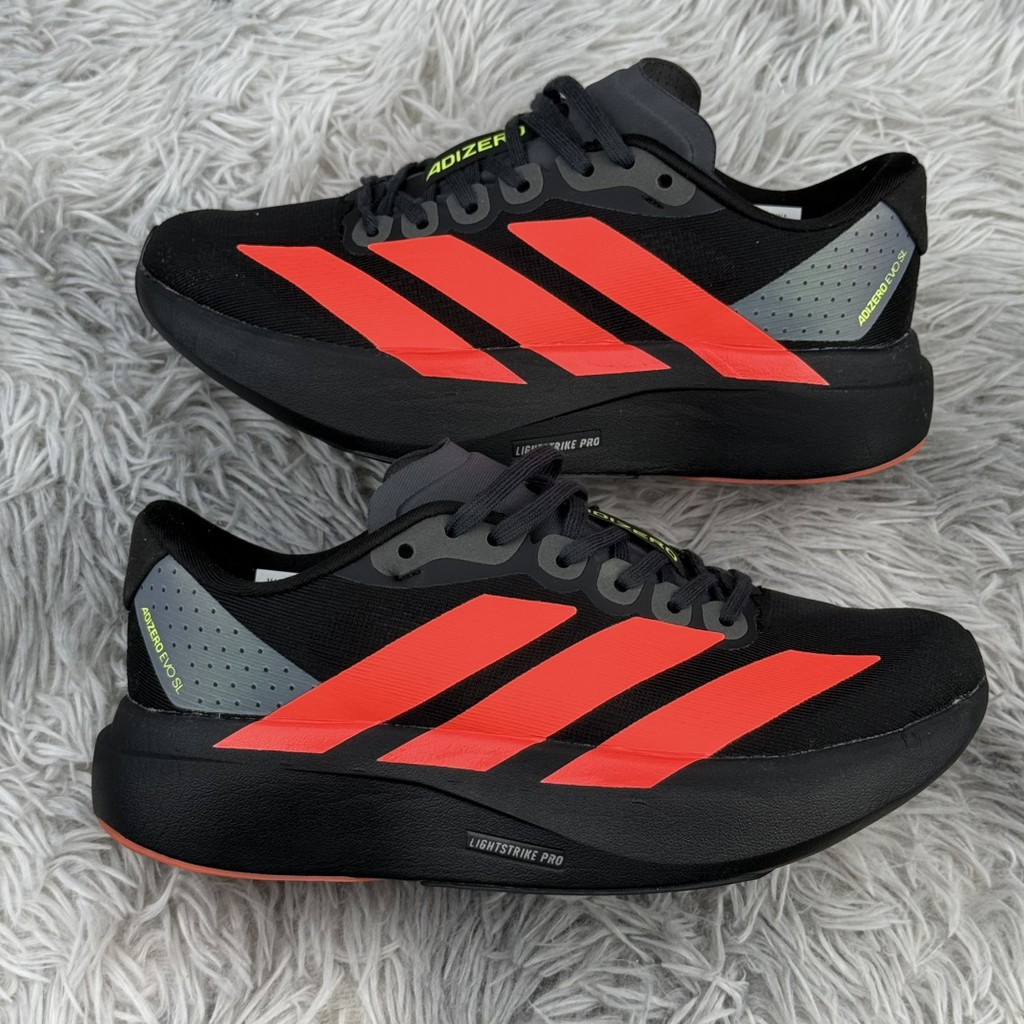 Adidas adizero Evo SL M Marathon Flyline Jaka รองเท้าวิ่งลําลองระบายอากาศน้ําหนักเบา