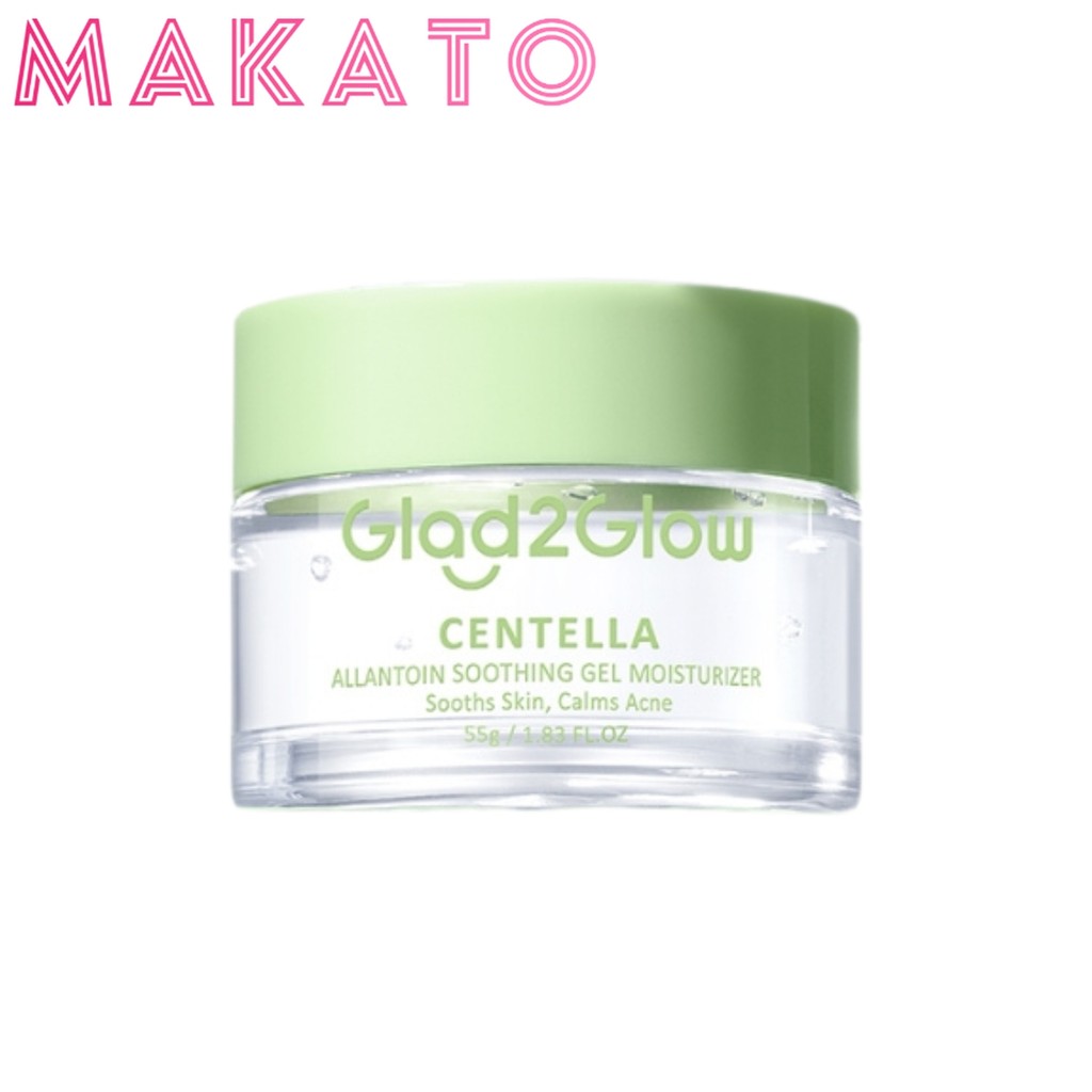 Glad2Glow Centella Allantoin Gel Moisturizer เจลดูแลผิวหน้า เนื้อบางเบา ชุ่มชื้น ใช้ได้ทุกวัน 30g