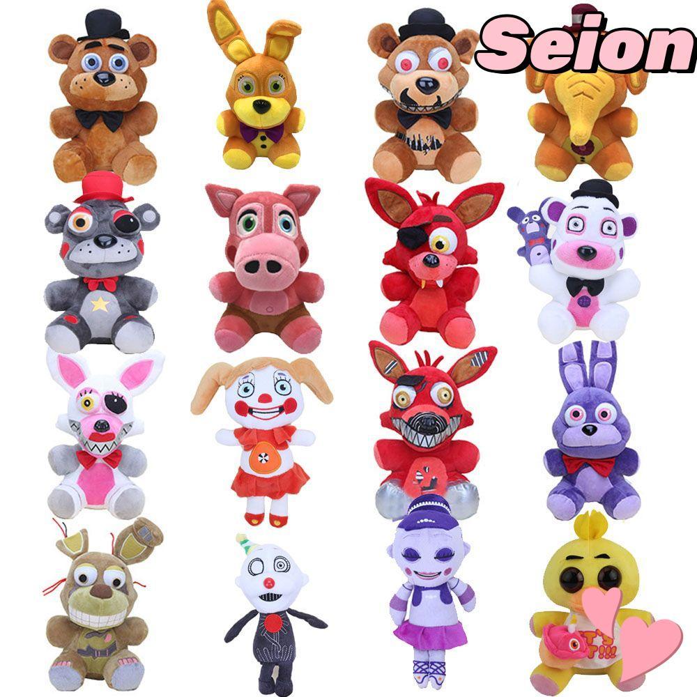 SEION FNAF ของเล่นตุ๊กตาตกแต่งห้องการ์ตูนอุปกรณ์ปาร์ตี้ Squishmallhua